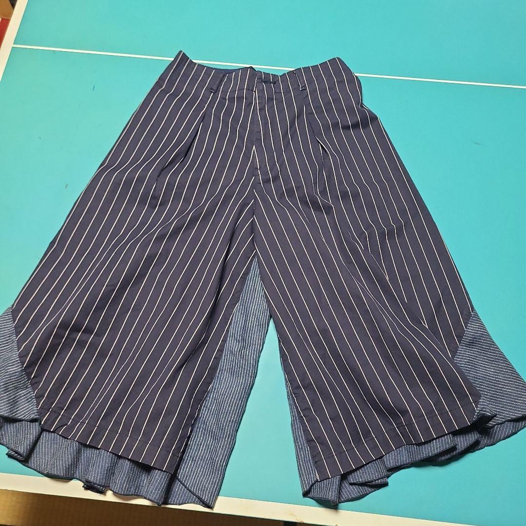 KAPITAL　ネイビー ストライプ 　スカート