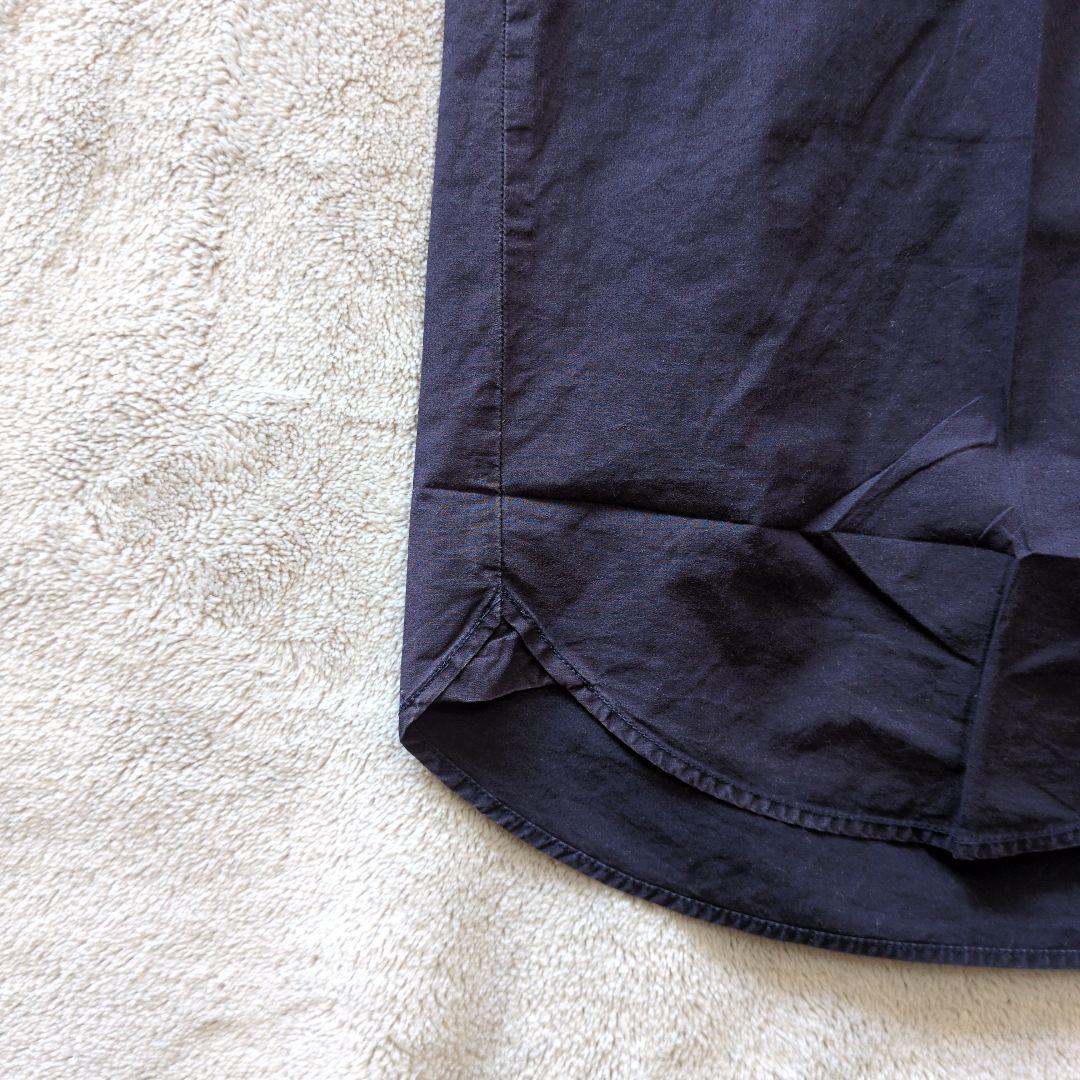 ダントン　DANTON　コットンポプリン半袖シャツ　ラウンドカラー　2枚セット