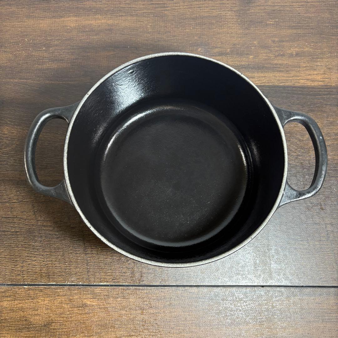LE CREUSET ココットロンド 18 ブラック