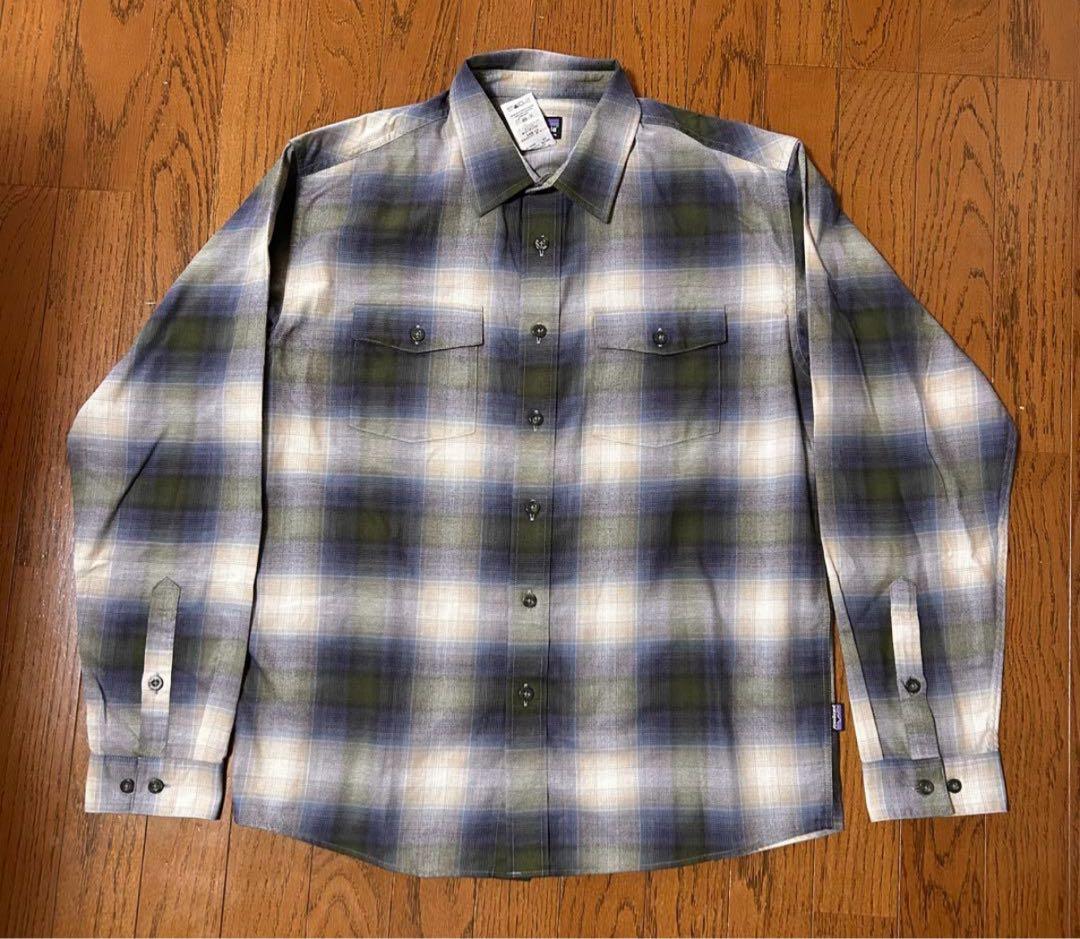美品　Patagonia パタゴニア　オンブレ　チェック　　長袖　M