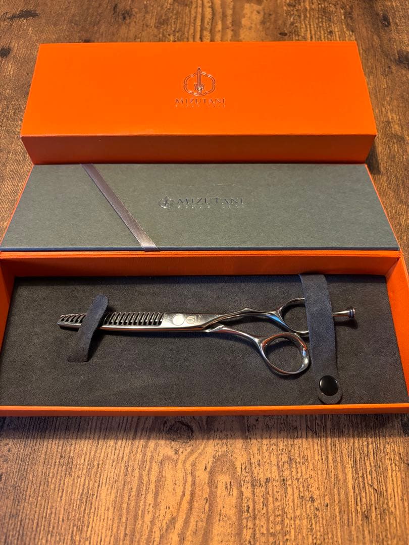MIZUTANI セニングシザー 専用ケース付き