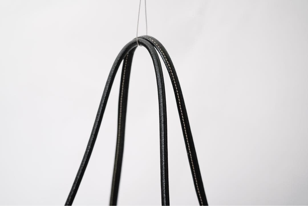 バッグ Prada Black Leather Elegant Vintage Tote