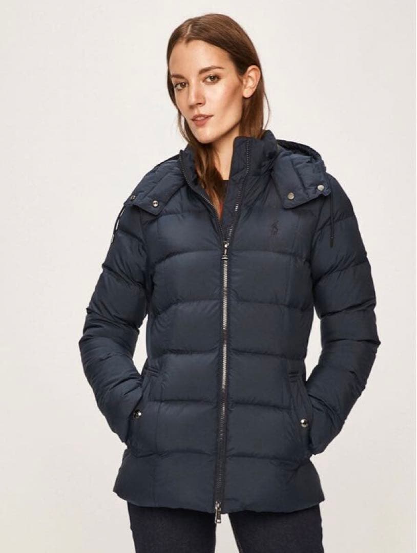 ラルフローレン ショートダウンコート　ネイビー