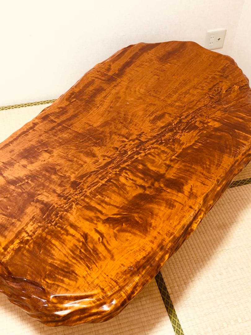 【格安出品】座卓 キズあります 重量50kg 天板厚み7cm