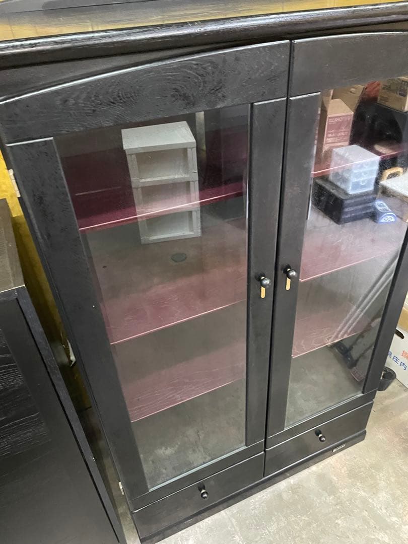 OTSUKA ショーケース　飾り棚　ブラック