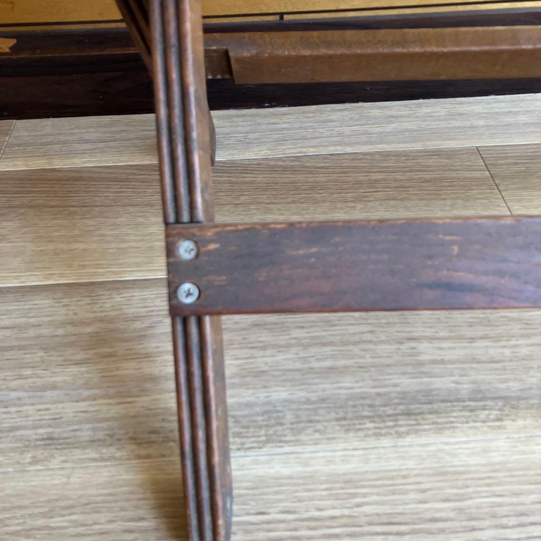 アンティーク　折り畳みたチェア　木製