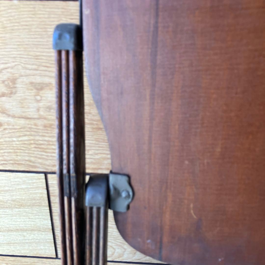 アンティーク　折り畳みたチェア　木製