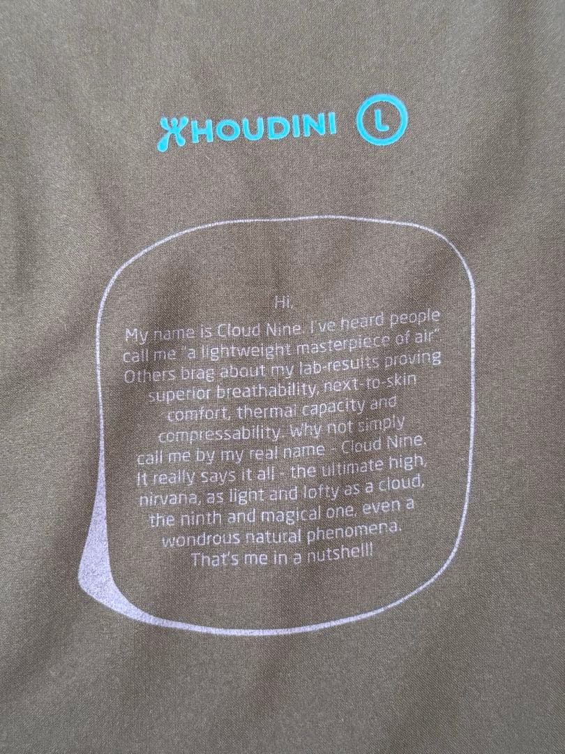 フーディニ HOUDINI C9 ジャケット