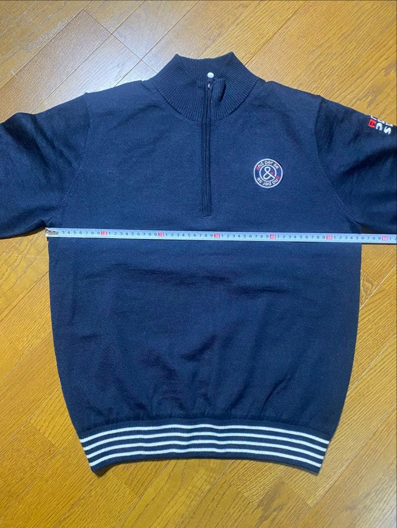 and per se アンパスィ ハーフジップ ニットジャケット ゴルフ