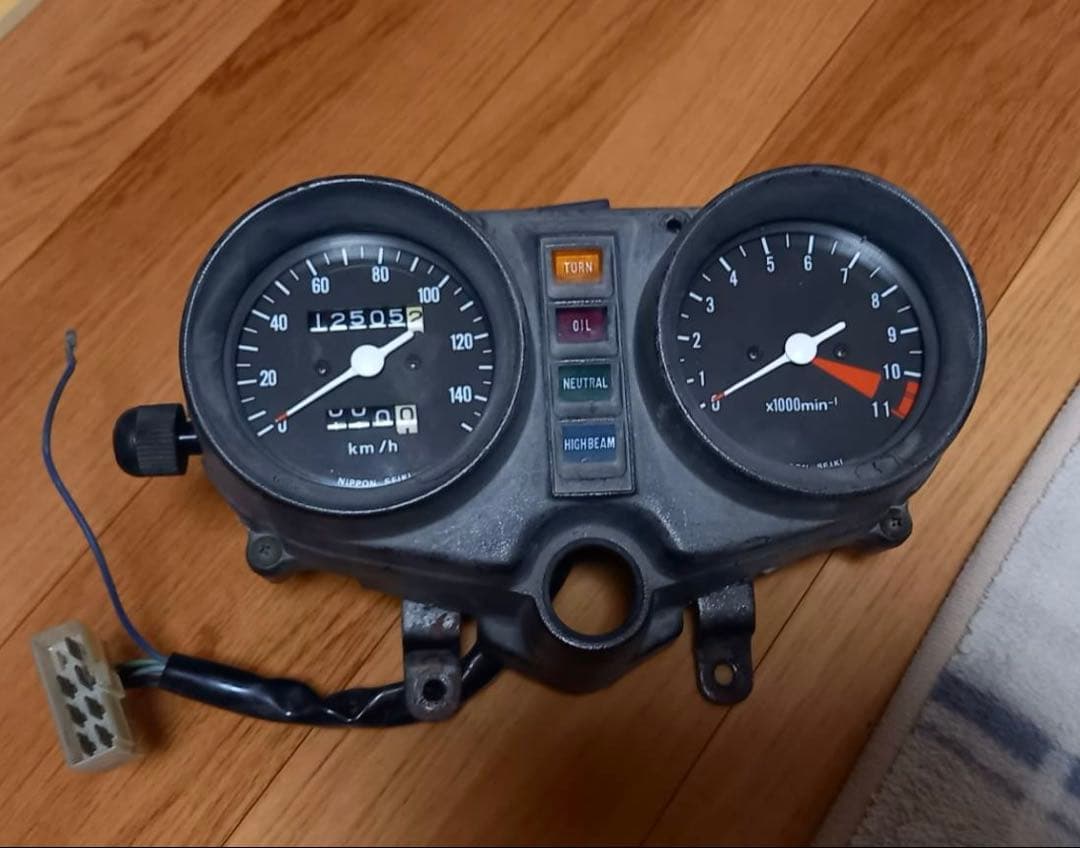 ホーク　バブ　メーター　cb250t cb250n キーボックス