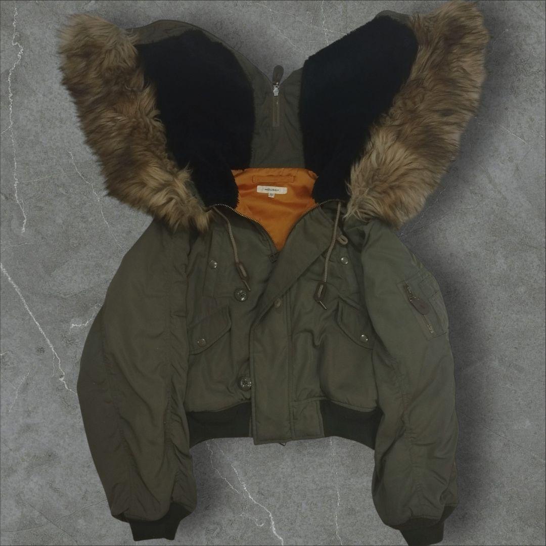 moussy ファーn2bジャケット短丈ショートY2K 平成archiveギャル