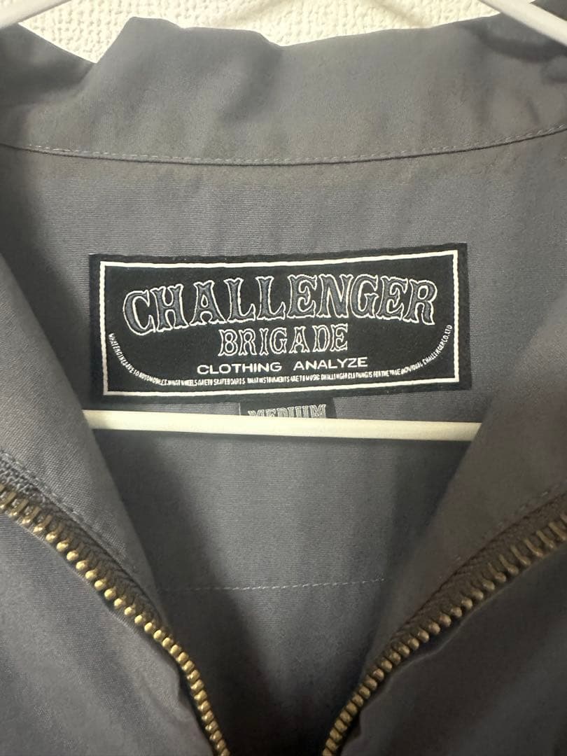 Challenger 刺繍 ジップアップジャケット 1985年 M コットン