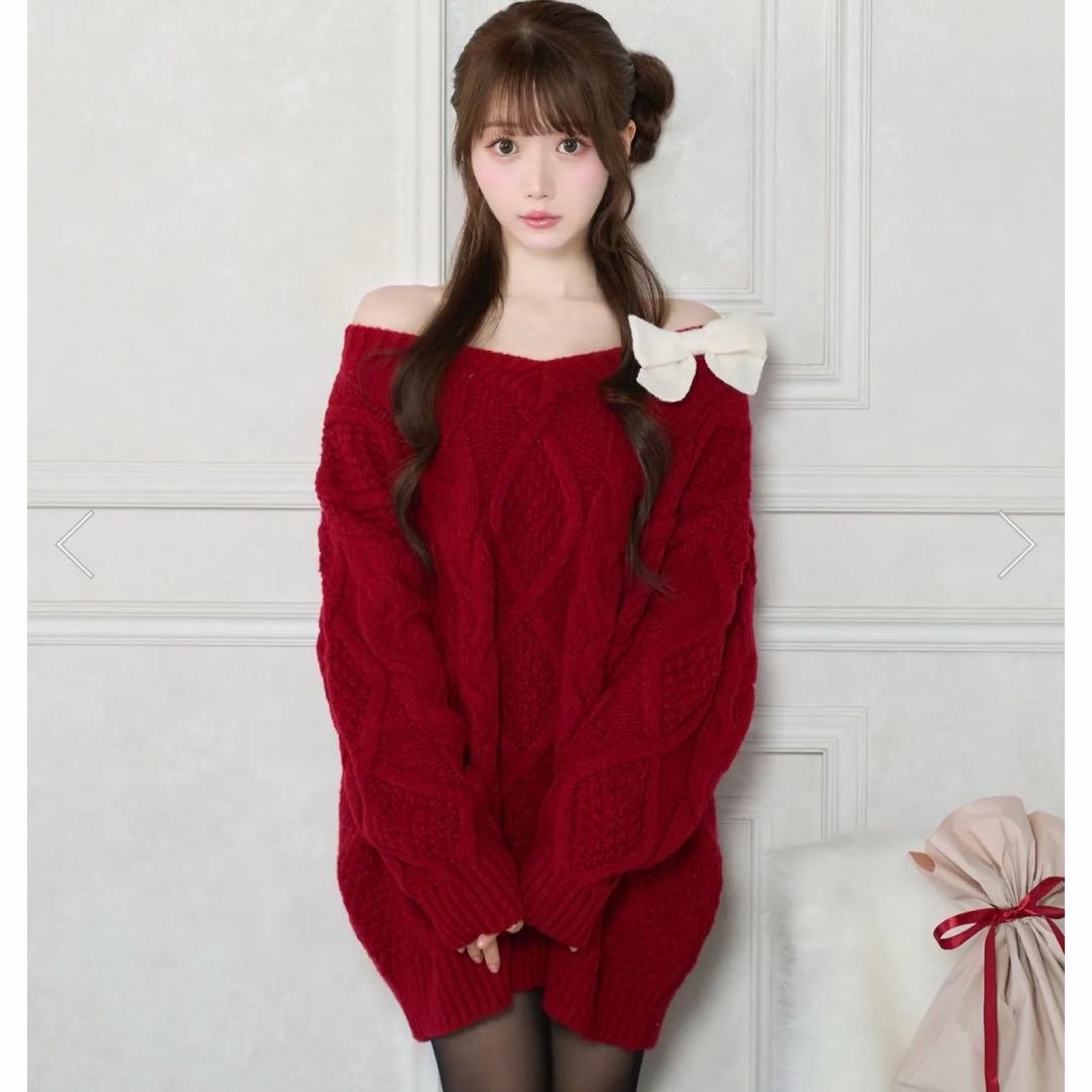 トップス Rosemuse Oversized cable knitOP