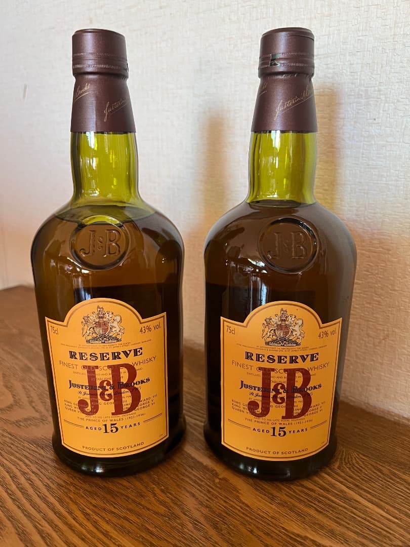 J&B RESERVE ジャスティリーニ&ブルクッス 15年 2セット