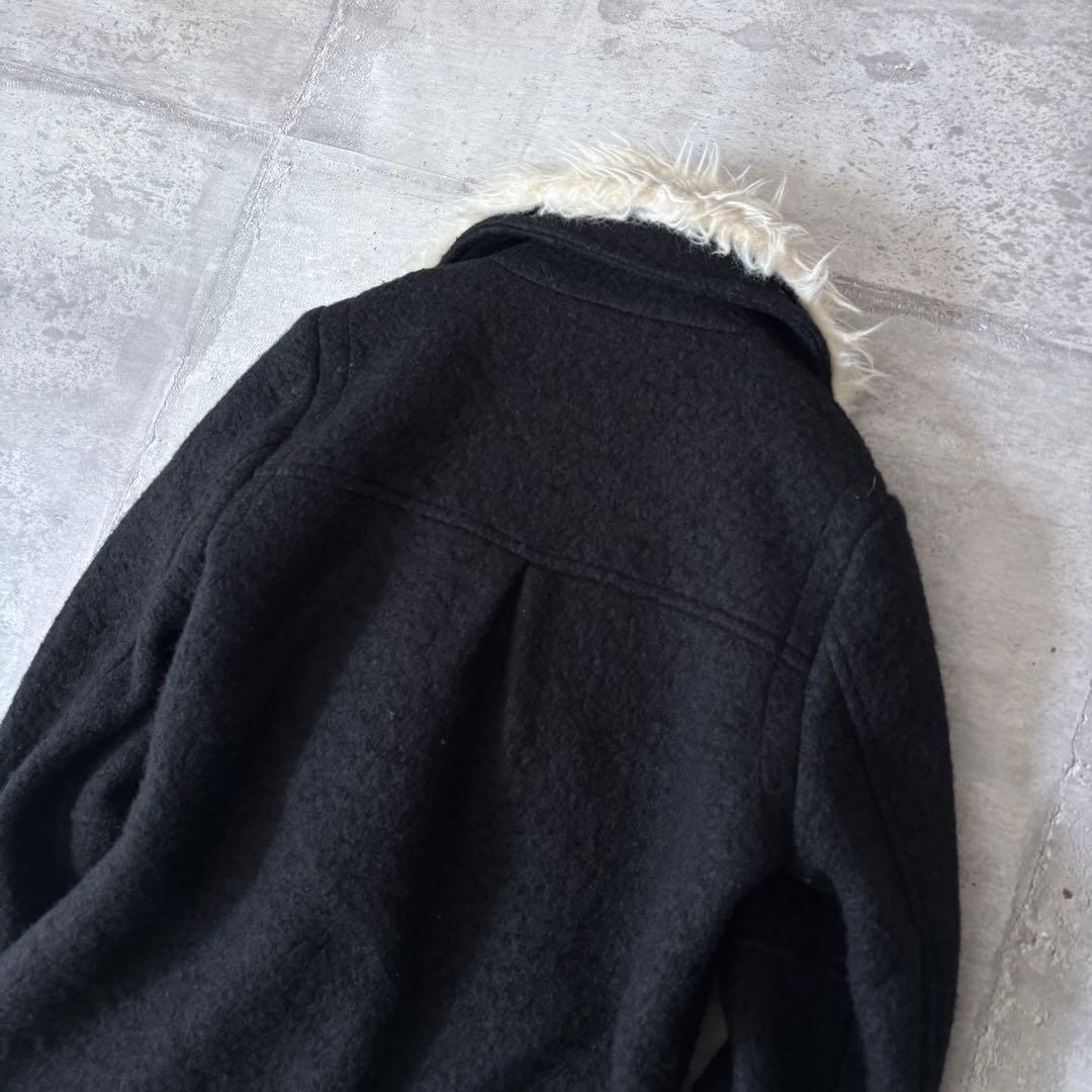 ジャケット・アウター archive wool riders jacket long far y2k