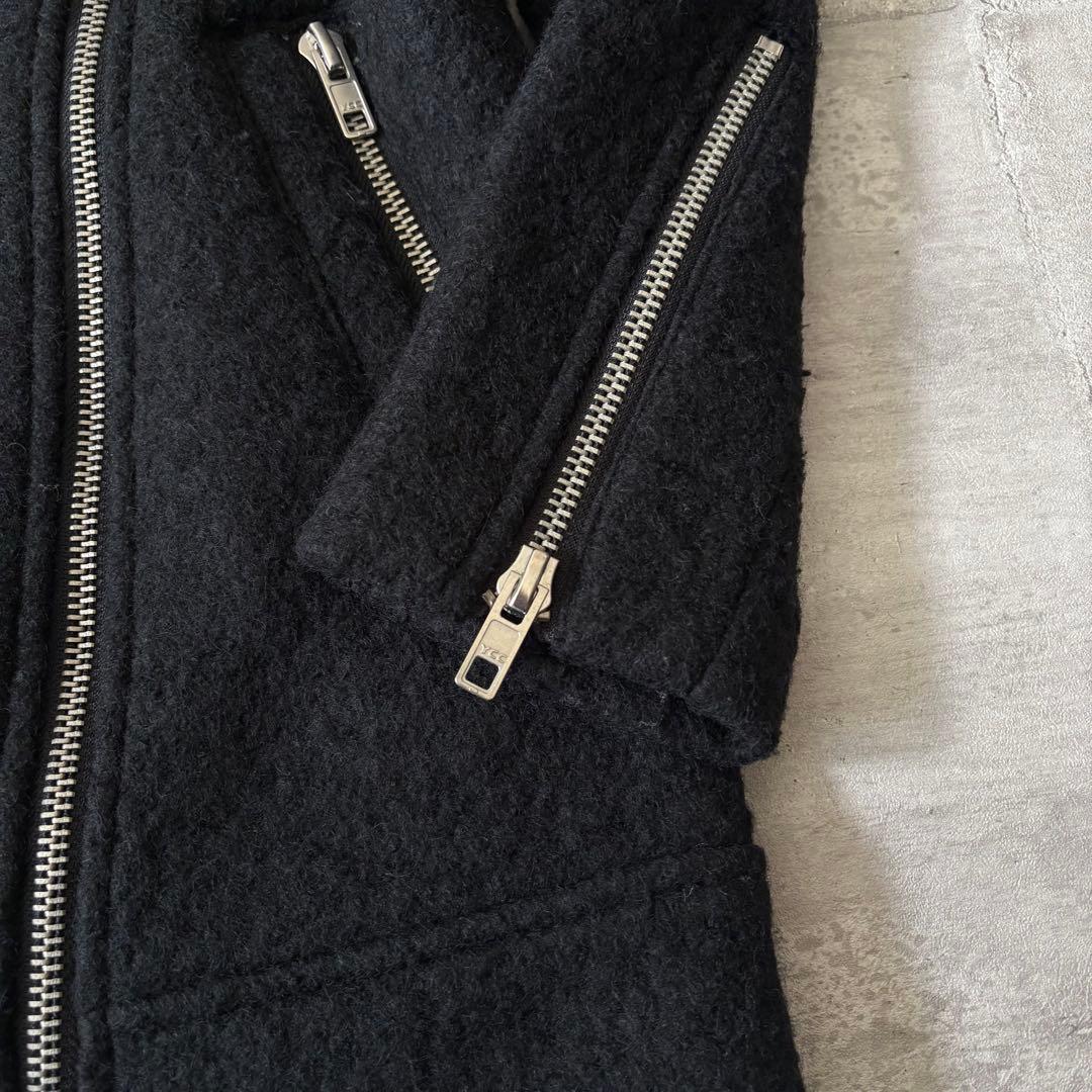 ジャケット・アウター archive wool riders jacket long far y2k