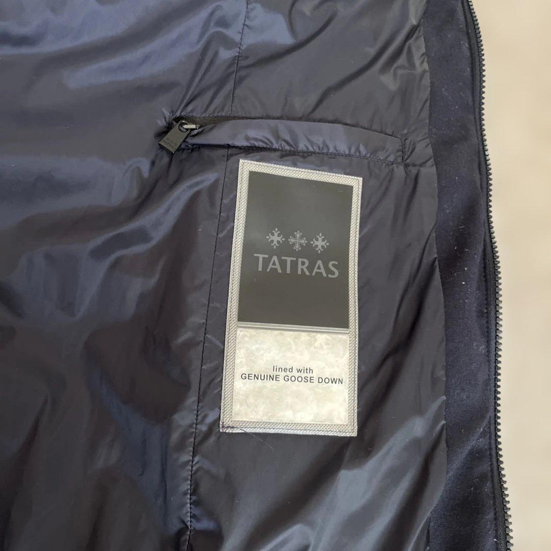 【美品】タトラス LAVIANA ダウン ネイビー 03 Lサイズ