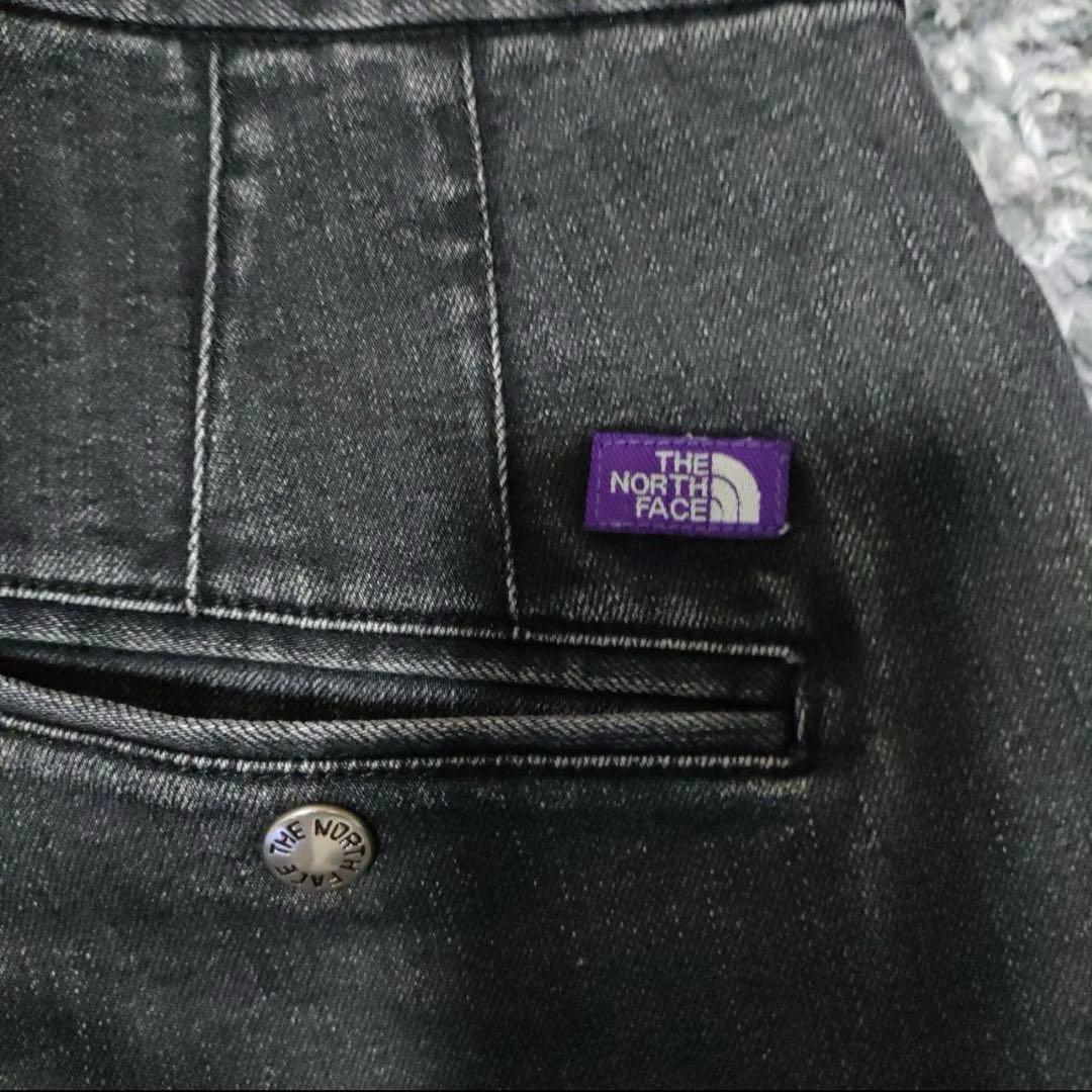 ノースフェイス　パープルレーベル　デニムワイドテーパードパンツ