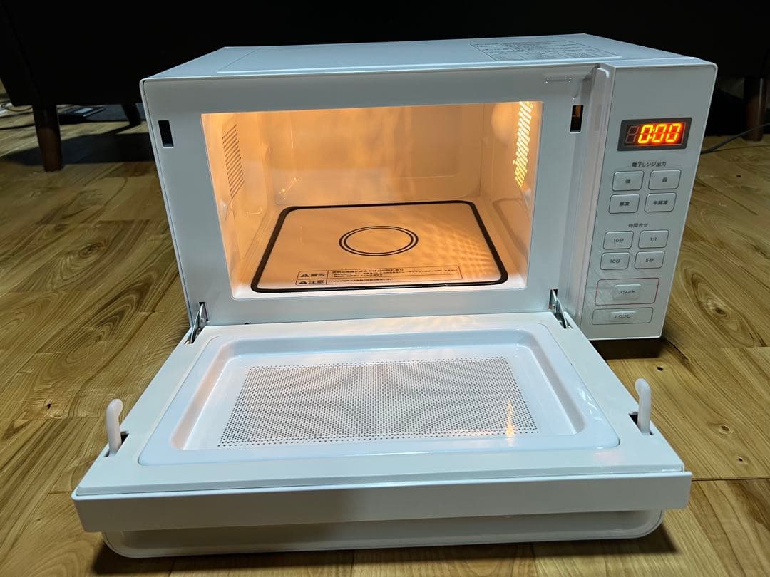 【美品】無印良品 電子レンジ MJ-SER18A 2022年製 送料込み