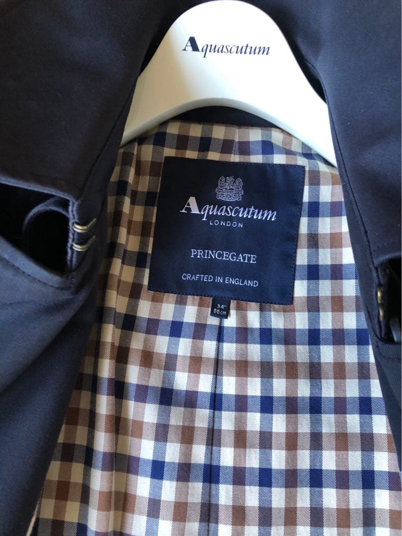Aquascutum トレンチコート 英国製 国内正規品サイズ34