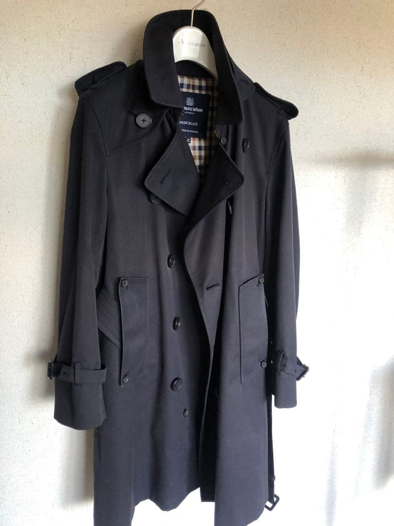 Aquascutum トレンチコート 英国製 国内正規品サイズ34