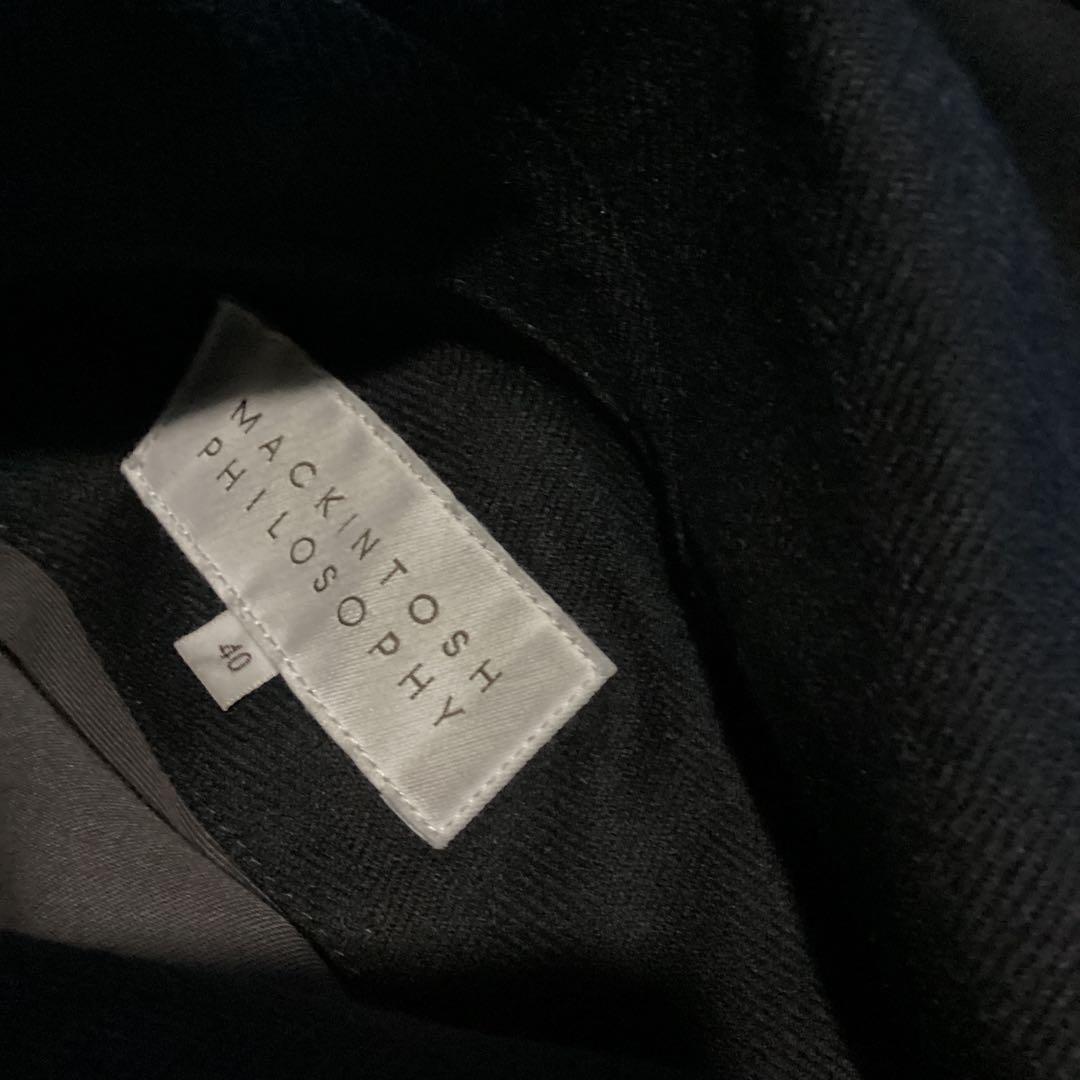 P　MACKINTOSH PHILOSOPHY　ステンカラーコート　リバーシブル