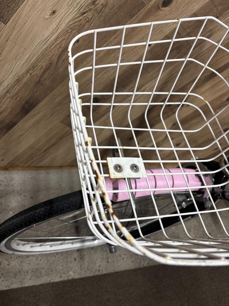 ダイワ MARGI 22インチ 子供用自転車 ホワイト/ピンク 大阪近郊無料配達