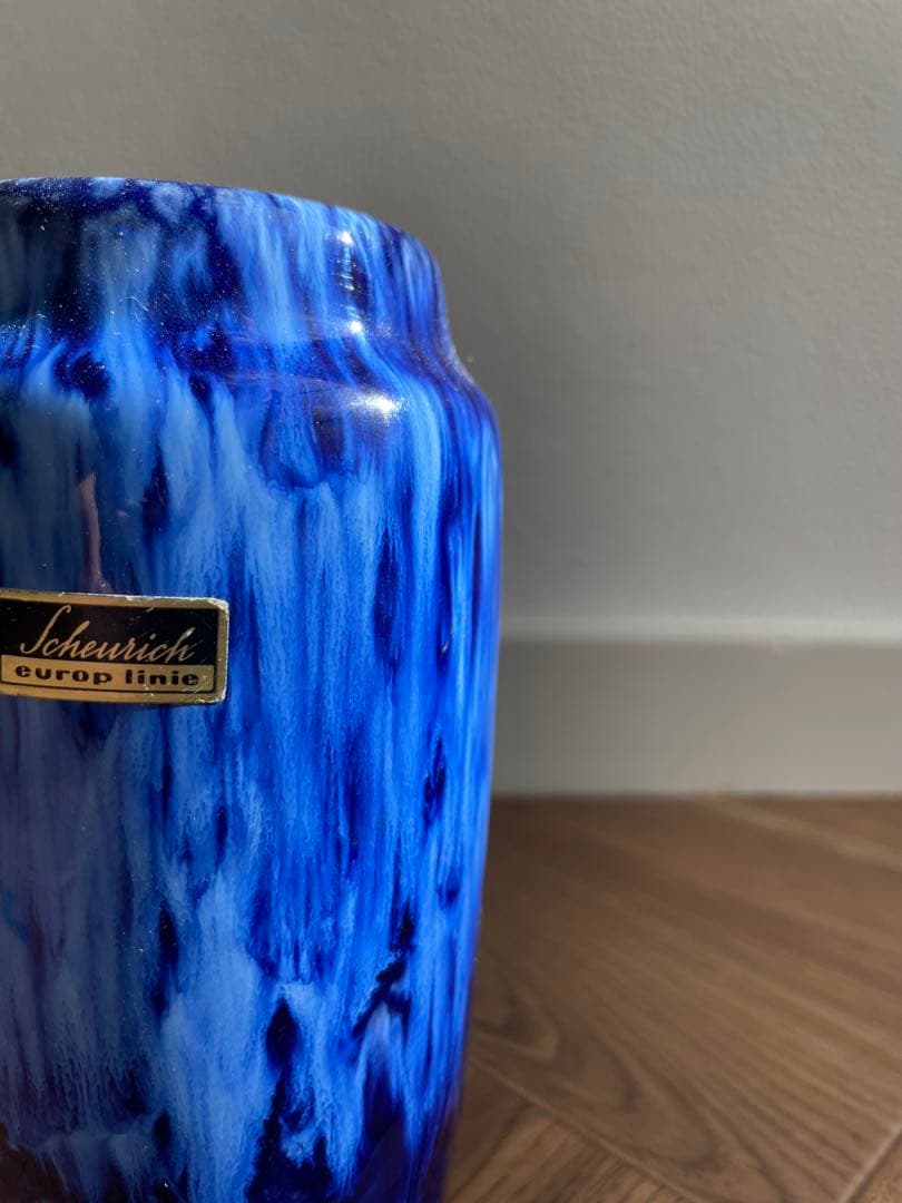 ヴィンテージフラワーベース　花瓶　西ドイツ　ファットラバ