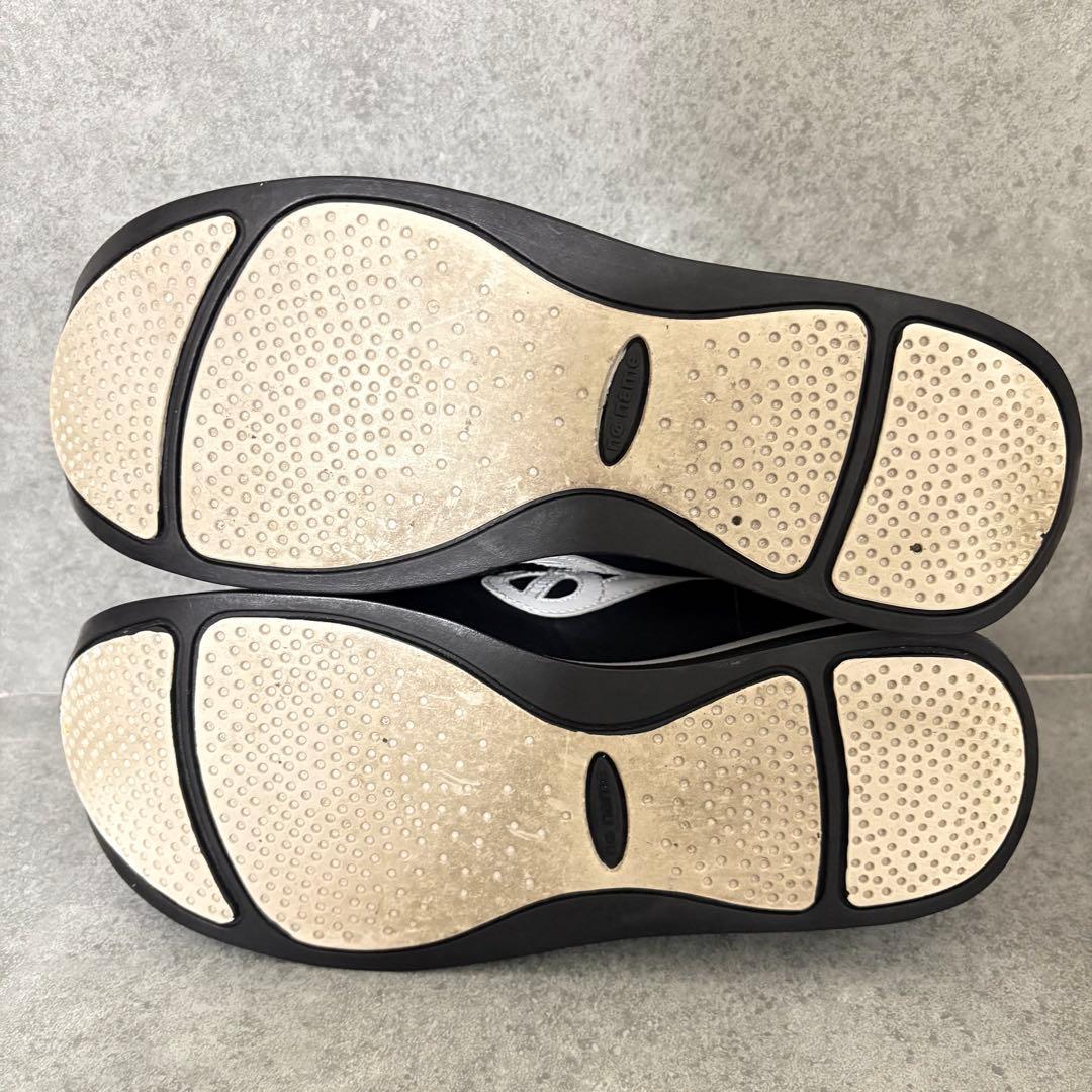 【最終価格】ノーネーム 美品 スピードジョガー 厚底 スニーカー レザー 黒36