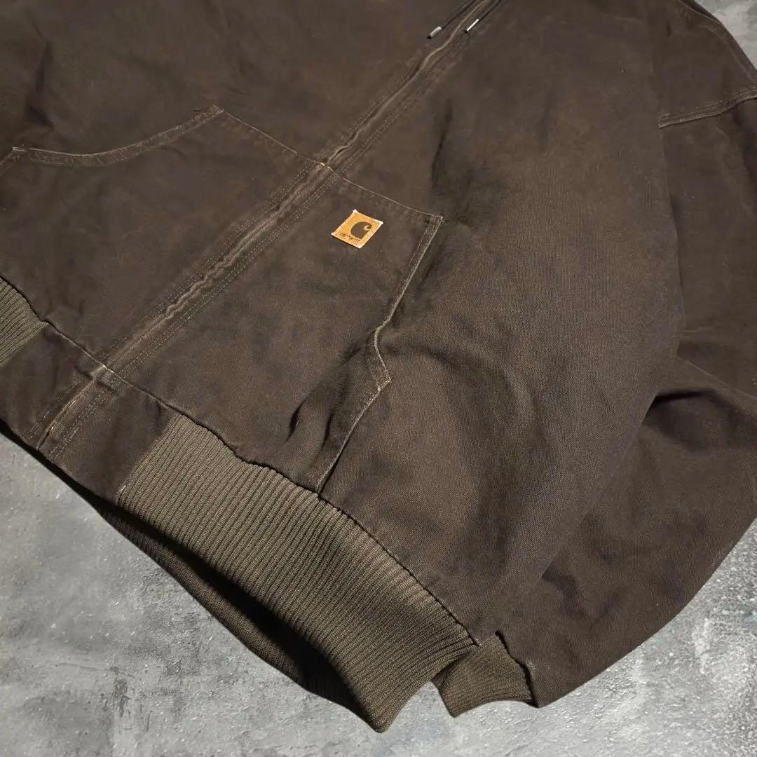 【希少】carhartt アクティブジャケット J130 DKB 雰囲気抜群