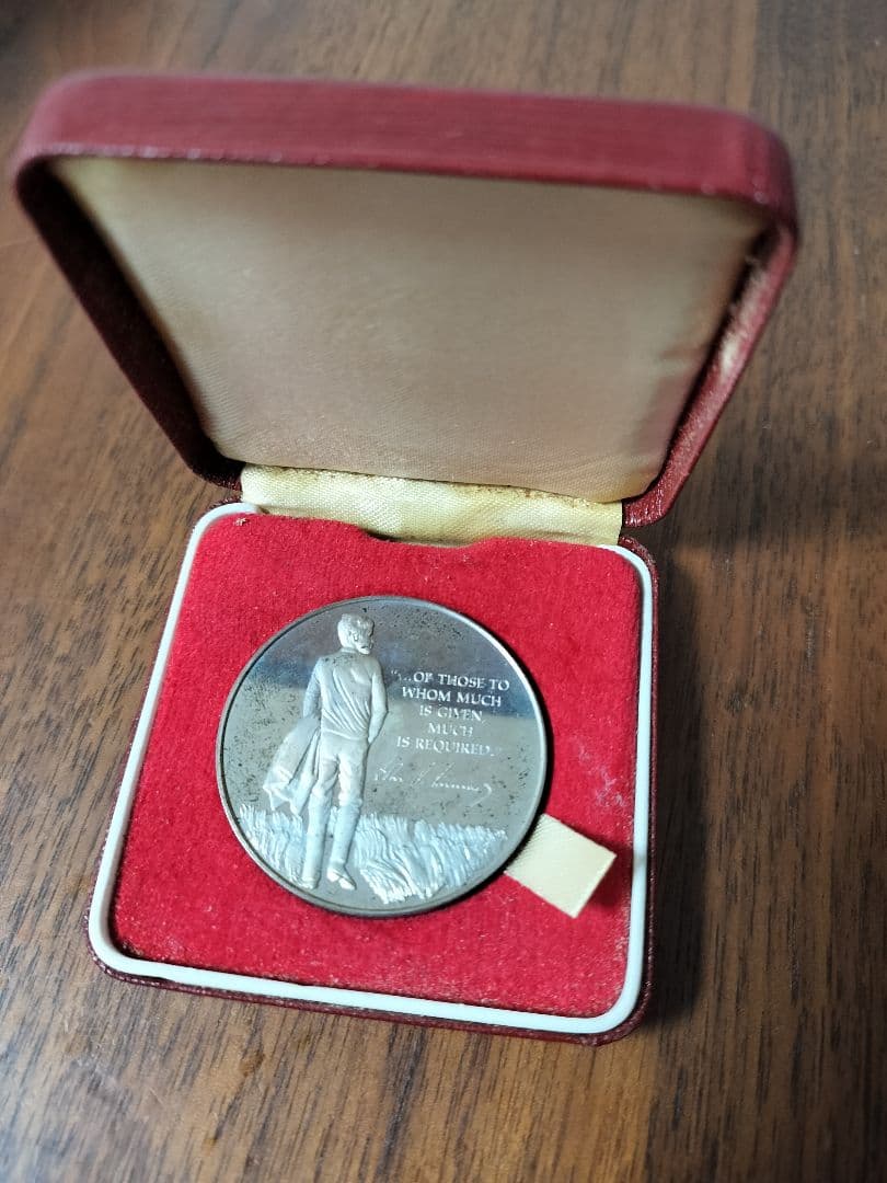 フランクリンミント ジョン F ケネディ プルーフ 銀貨 ? メダル？ ケース入