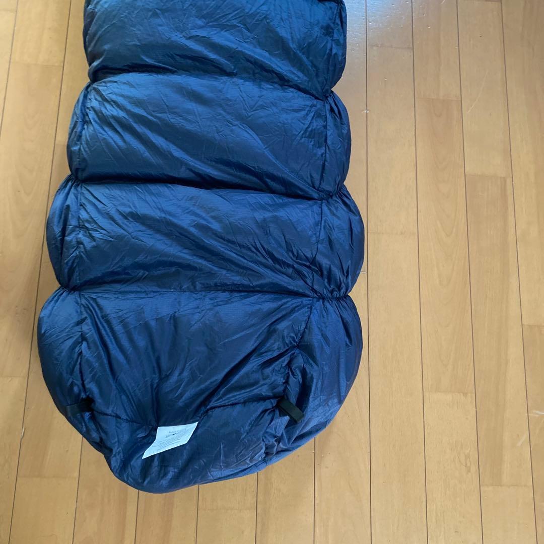 kanperbox シュラフ　極美品　ネイビー 超軽量　コンパクトシュラフ