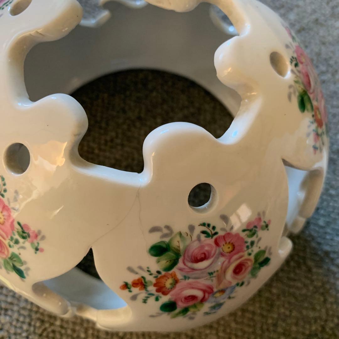 イタリア製　陶器テーブルランプ