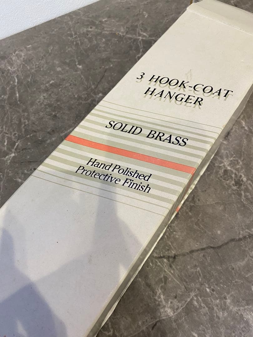 【新品未使用】GATCO 真鍮ゴールドの金属製フック　アンティーク