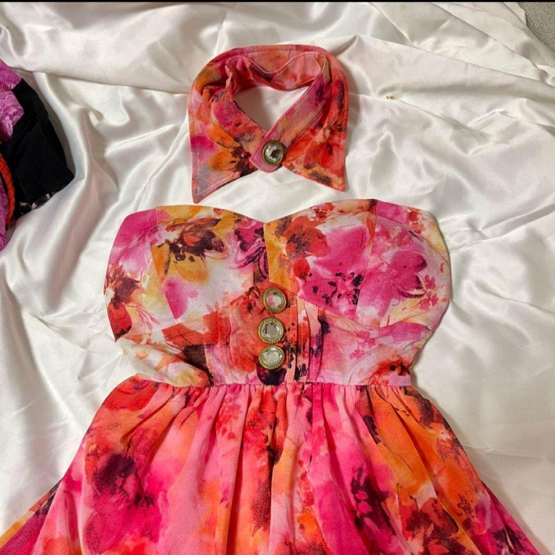 ♛ d.i.a ダイア 背中空き 平成 ギャル ショッキングピンク egg