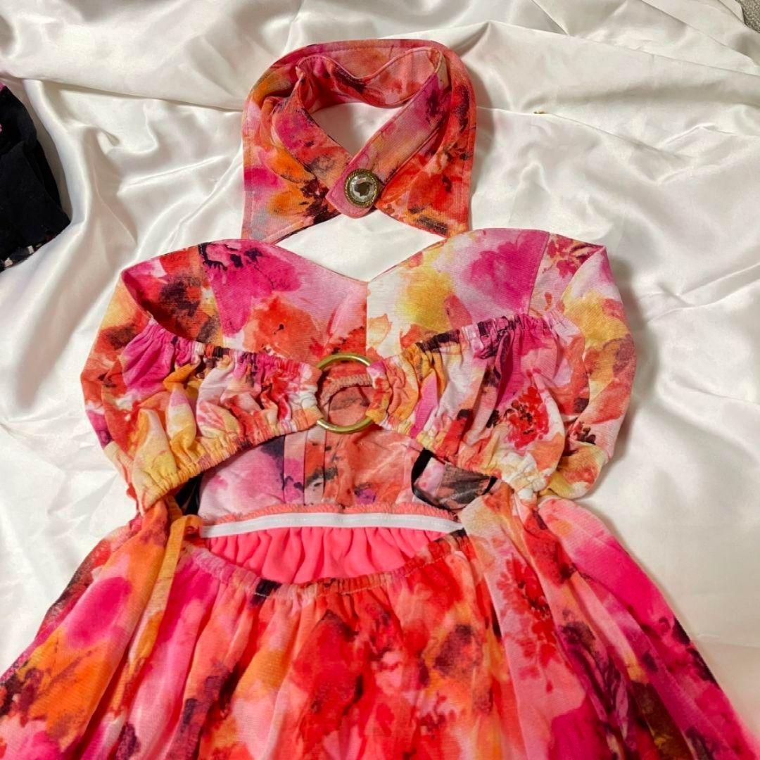 ♛ d.i.a ダイア 背中空き 平成 ギャル ショッキングピンク egg