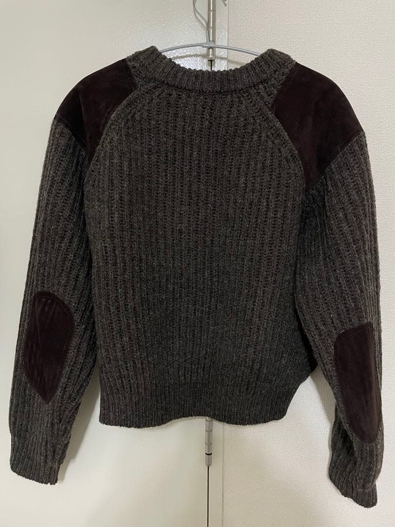 【ぱくちー】nokcha vintage like accent knit