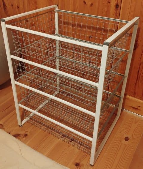 美品★IKEA ANTONIUS フレーム/ワイヤーバスケット/