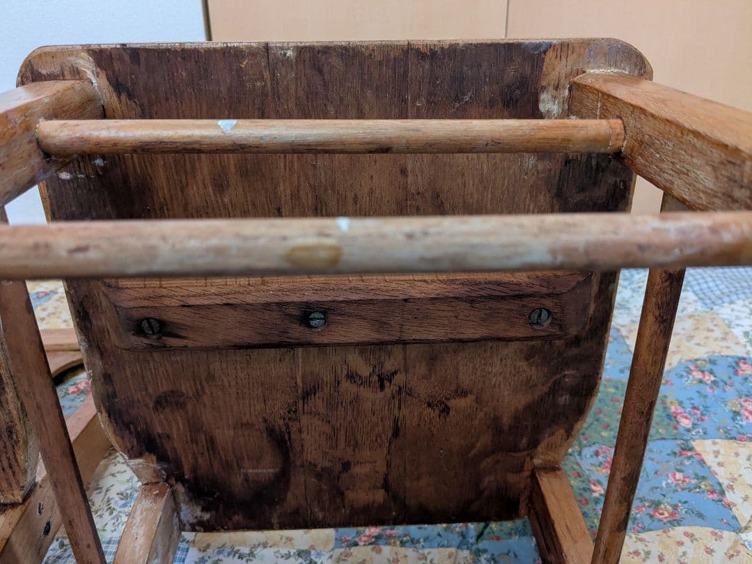 USAアンティーク　木製チャイルドChair　２脚セット　子供椅子セット