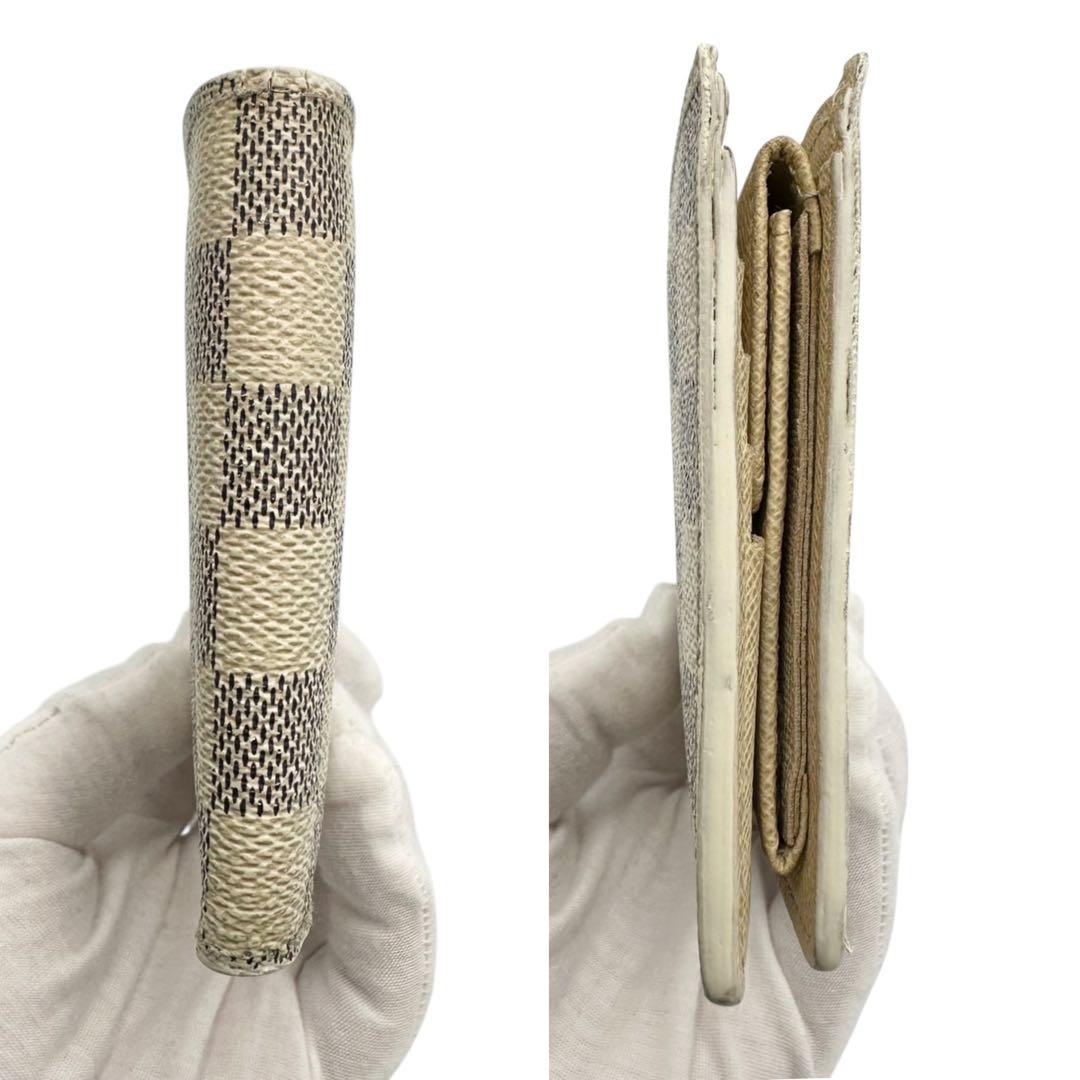 【美品】ルイヴィトン ポルトフォイユ マルコ 財布 ダミエアズール CA2088