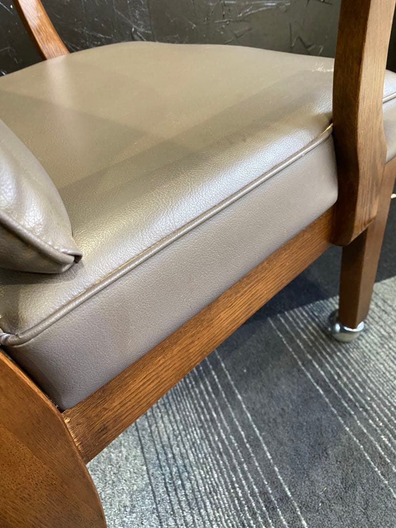 レトロ　キツツキマーク　チェア　椅子　キャスター　ヴィンテージ オフィスチェア