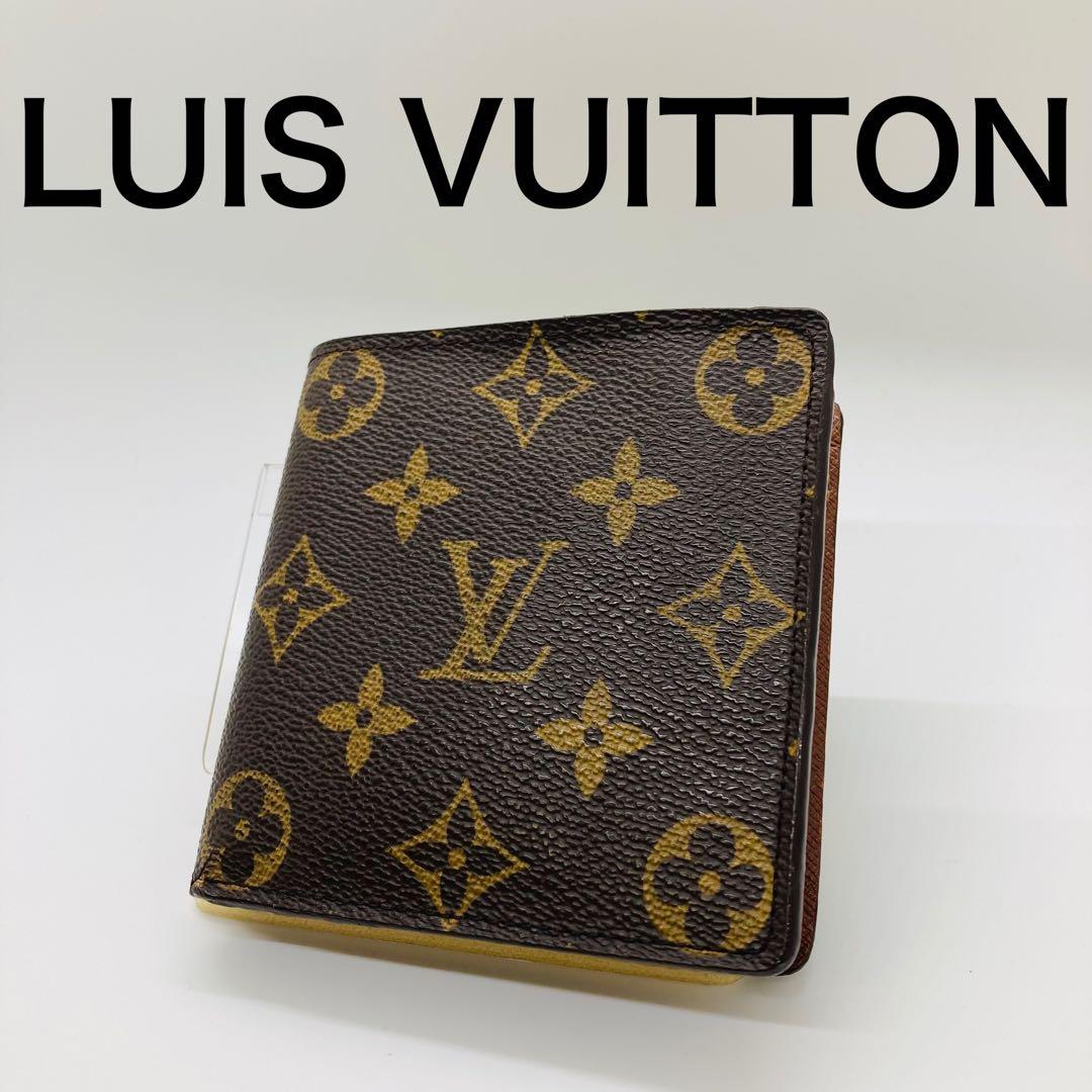 ルイヴィトン モノグラム 財布 二つ折り財布 マルコ A827