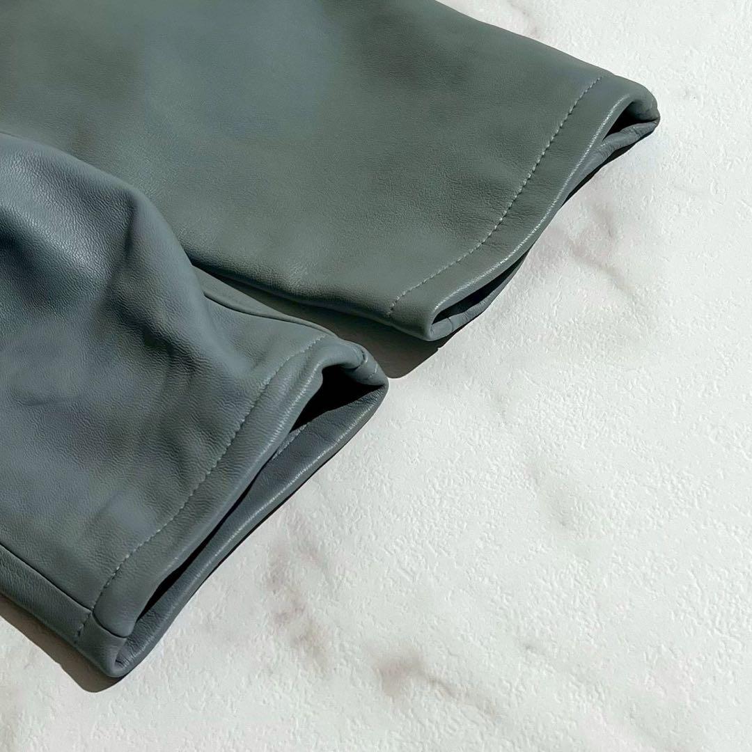 【希少✨3XLサイズ】メンズメルローズ ラムレザー ライダースジャケット