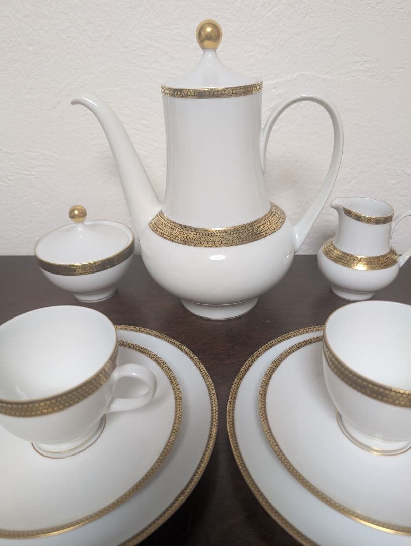 ドイツ　エッシェンバッハ　ポット　カップ＆ソーサー　クリーマー　シュガー