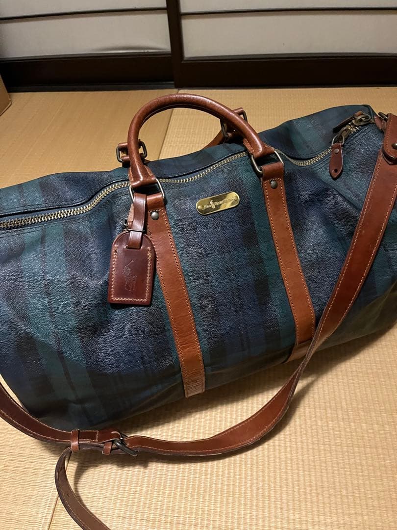 poloralphlaurenボストンバッグ大容量