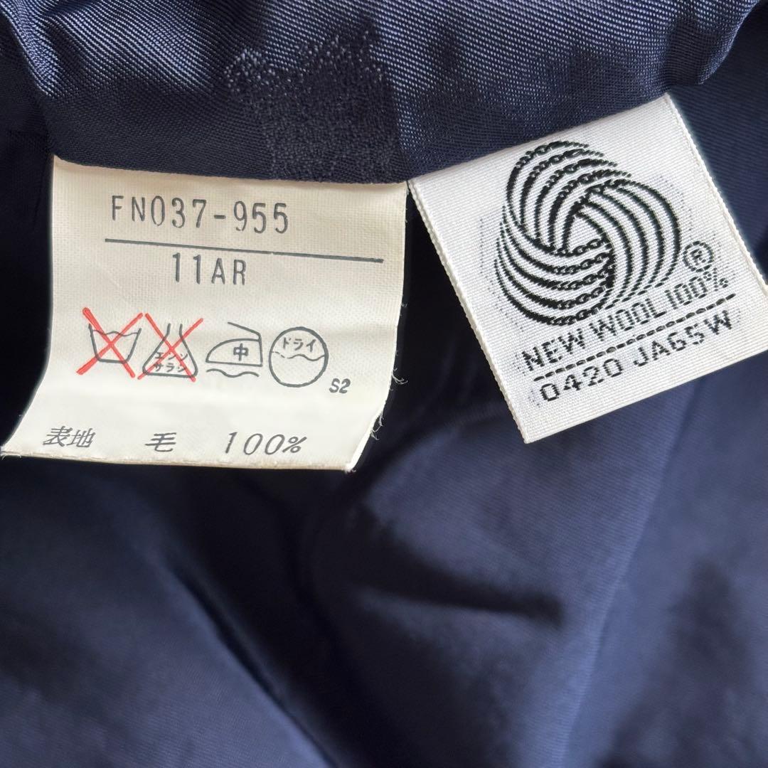 Burberry バーバリーズ カシミヤ混 ダブル チェスター コート 11号