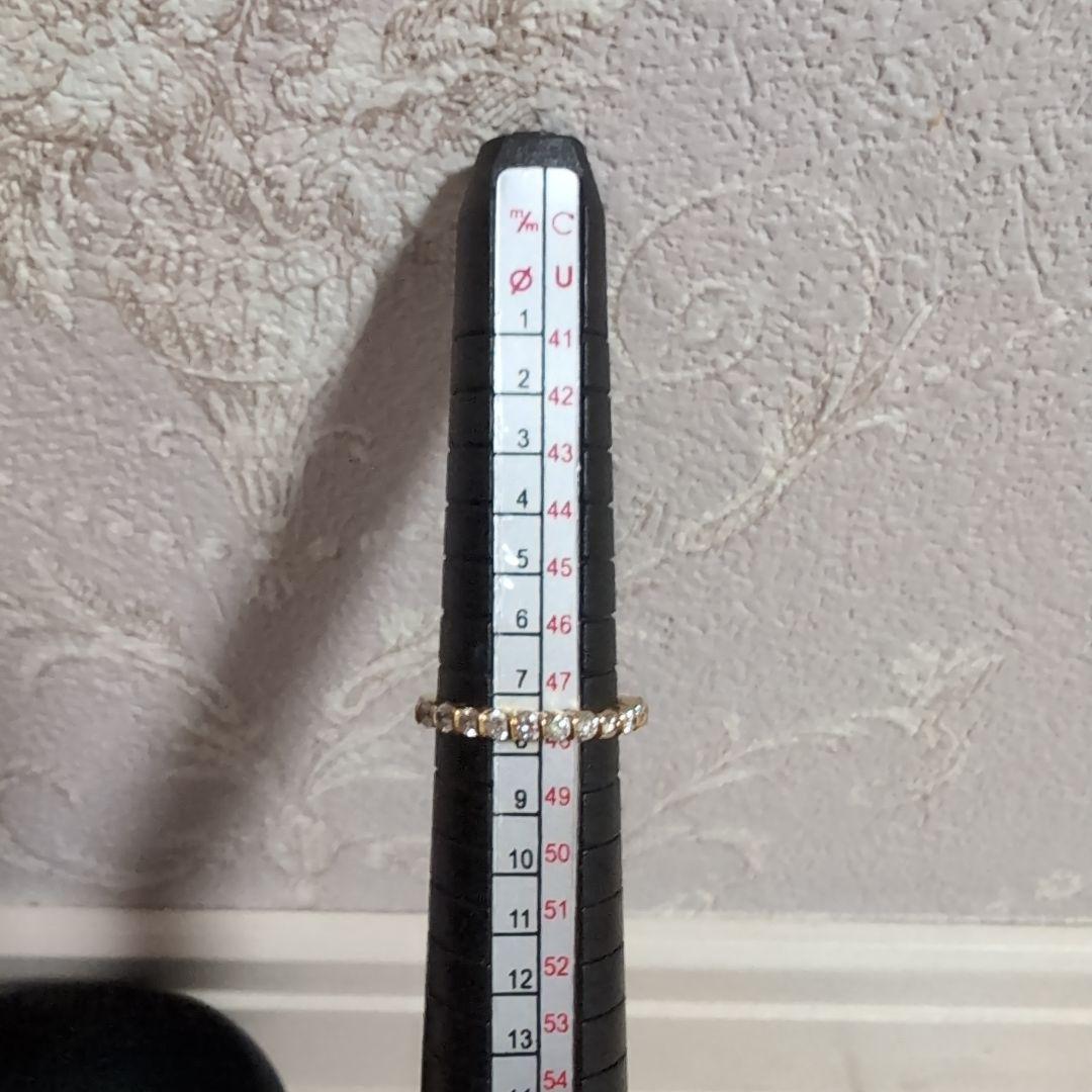 ティファニー ハーフエタニティ リング ダイヤモンド ゴールド