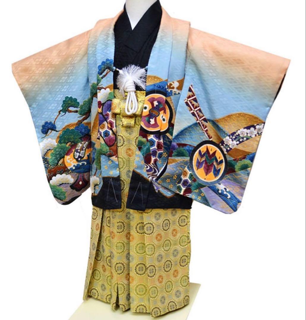 七五三 着物 男の子 袴 セット 3歳 羽織袴 フルセット 鷹