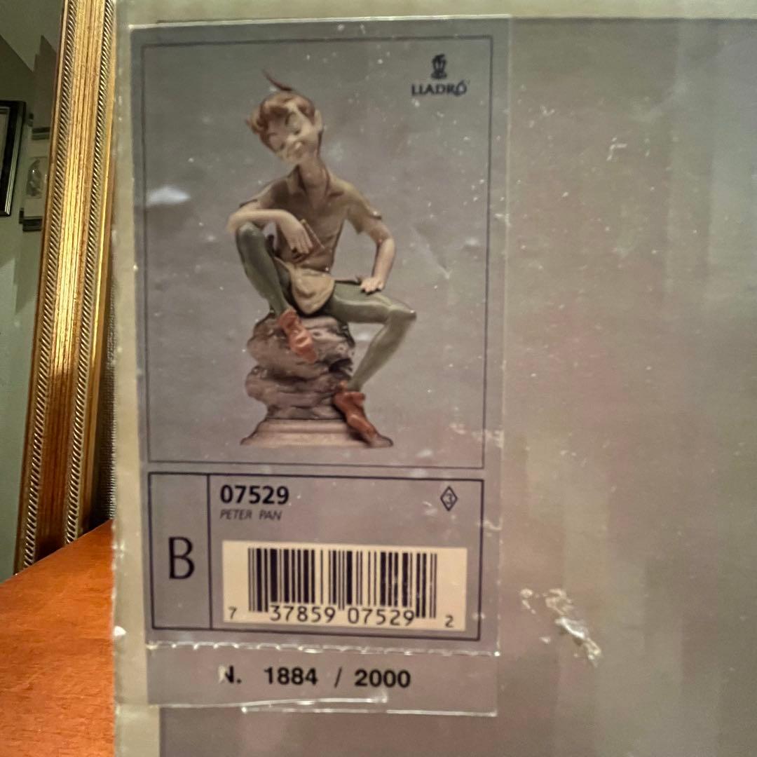 限定　2000体　リヤドロ　ピーターパン　ディズニー　コラボ　人形　陶器　置物