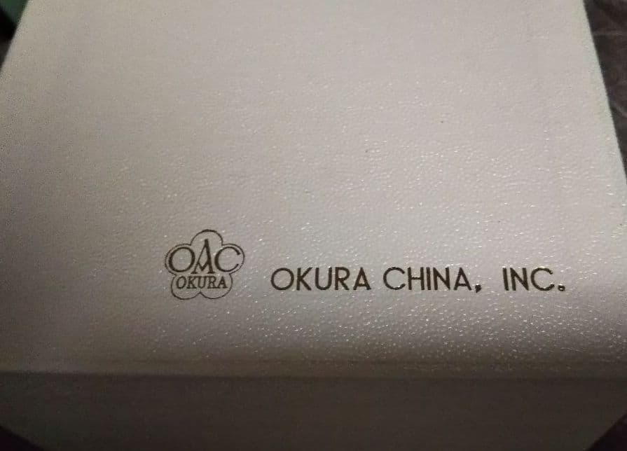 [大倉陶園]ブルーローズ コーヒー碗皿 手描き